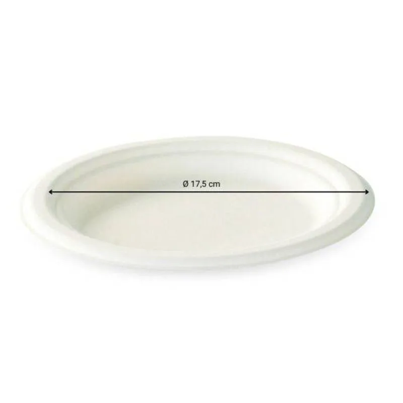 Assiettes en fibre de canne