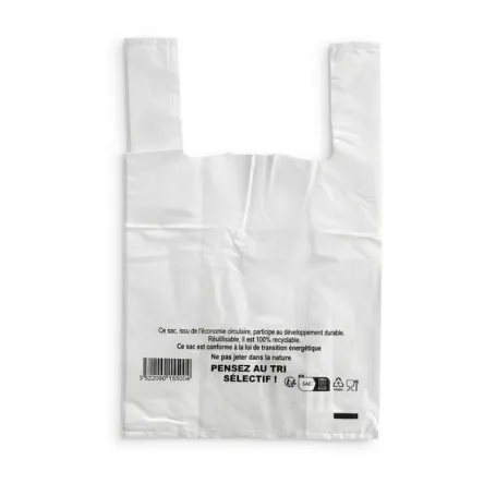 Sac bretelle blanc 50µ