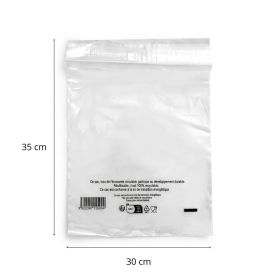 Sac liassé PEBD transparent