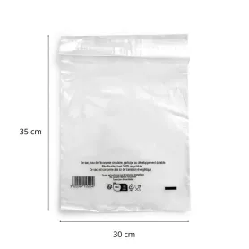 Sac liassé PEBD transparent