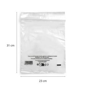 Sac liassé PEBD transparent