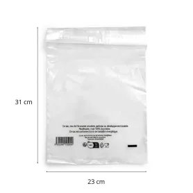 Sac liassé PEBD transparent