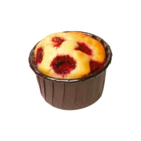 Caissette plissée brune