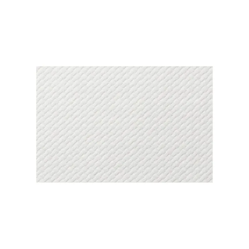 Nappe blanche en papier gaufré