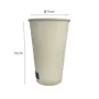 Gobelet carton brun/blanc-4449