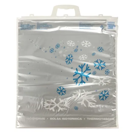 Sac isotherme à étoiles - sac cabas course pour congélation -  sac emballage produits congelés et frais