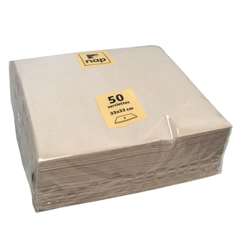 Serviette Kraft Brun