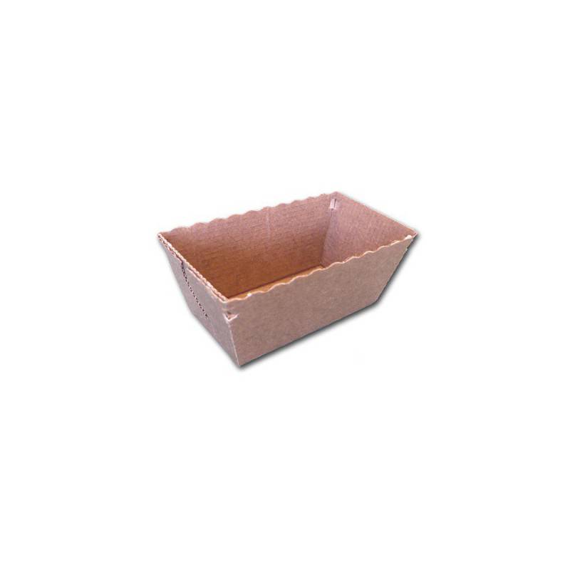 Moule de cuisson carton microflute rectangulaire H55mm