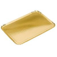 Plateau Traiteur Carton & Présentation Or / Noir | Emballage Fûté