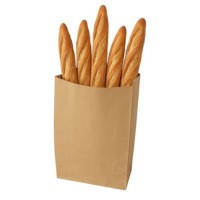 Sac à Pain Baguette Kraft - Boulangerie - EmballageFuté.com