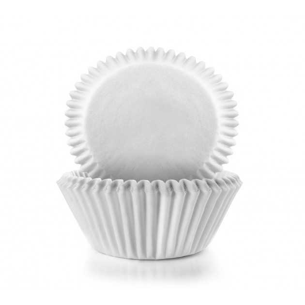 Patisse - Caissettes Cupcakes Papier Pois/Carrés 200 pcs 5 cm - Les Secrets  du Chef