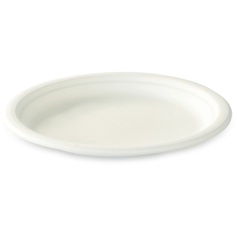 Assiette Jetable Ronde Carton Blanc - EmballageFuté.com