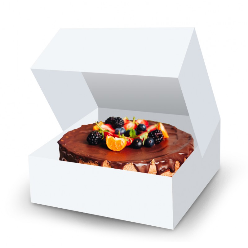 Support gâteau ou pâtisseries en carton ou en plastique rigide