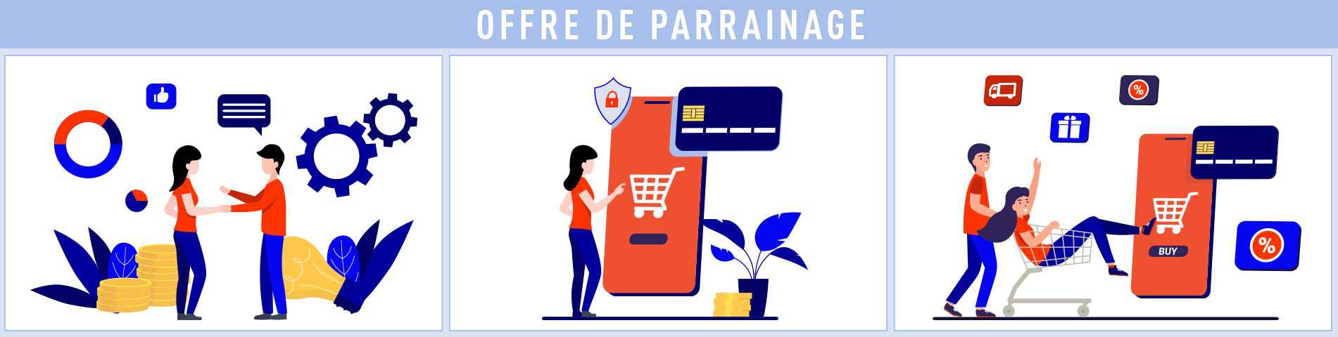 Profitez de remises supplémentaires avec le parrainage d'un confrère