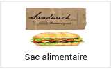 Sac alimentaire vente-à-emporter